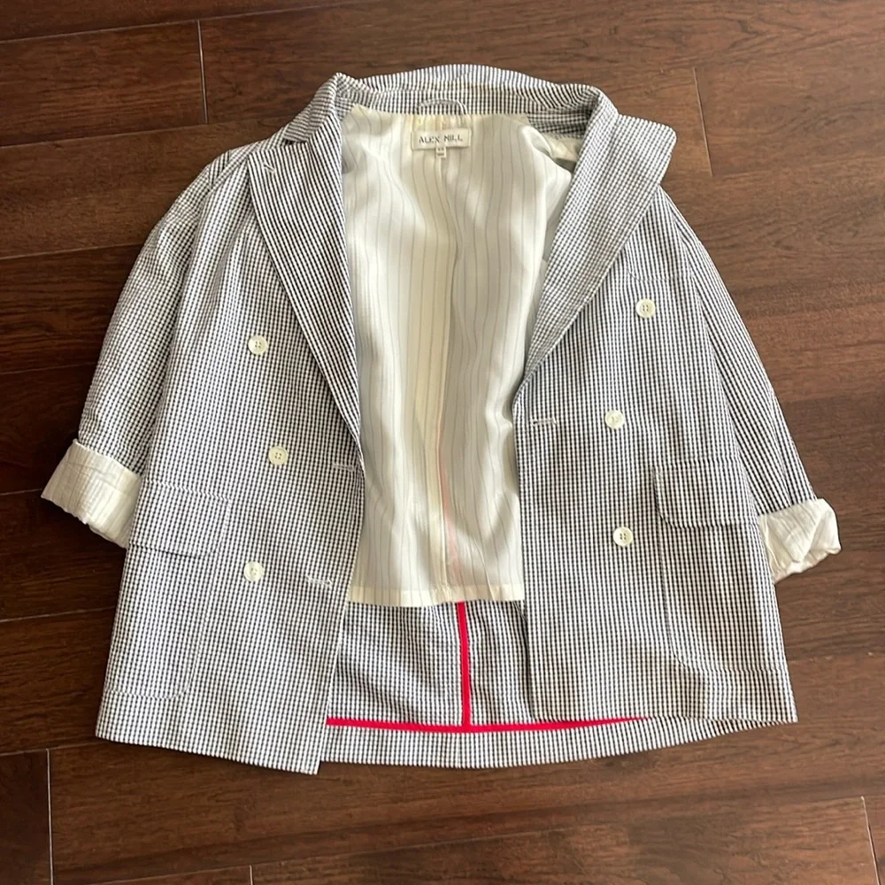 Alex Mill XS seersucker blazer - Picture 2 of 6